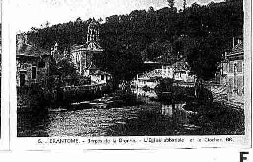 Ville de BRANTOME Carte postale ancienne