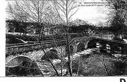 Ville de BRANTOME Carte postale ancienne