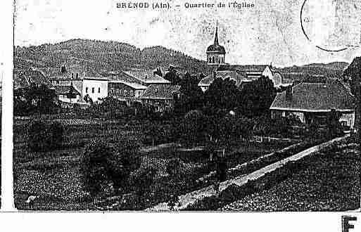 Ville de BRENOD Carte postale ancienne