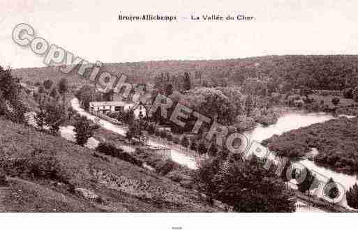 Ville de BRUEREALLICHAMPS Carte postale ancienne