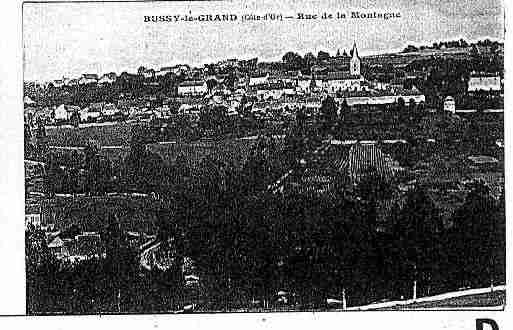 Ville de BUSSYLEGRAND Carte postale ancienne