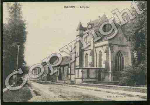 Ville de CAGNY Carte postale ancienne