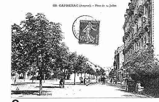 Ville de CAPDENACGARE Carte postale ancienne