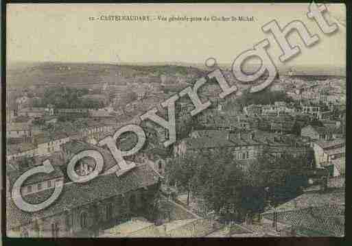 Ville de CASTELNAUDARY Carte postale ancienne