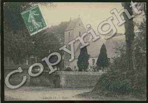 Ville de CASTILLY Carte postale ancienne