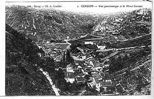 Ville de CERDON Carte postale ancienne