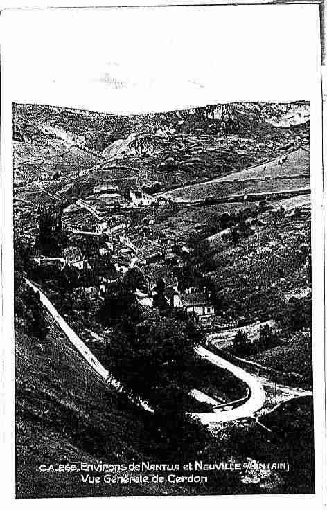 Ville de CERDON Carte postale ancienne