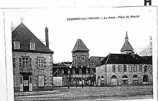 Ville de CHAMBONSURVOUEIZE Carte postale ancienne