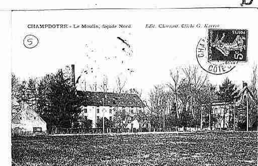 Ville de CHAMPDOTRE Carte postale ancienne