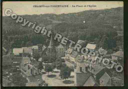 Ville de CHAMPSSURTARENTAINE Carte postale ancienne