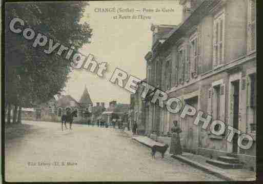 Ville de CHANGE Carte postale ancienne