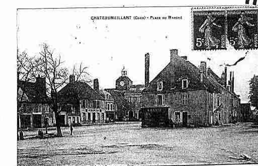 Ville de CHATEAUMEILLANT Carte postale ancienne