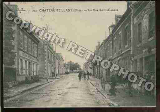 Ville de CHATEAUMEILLANT Carte postale ancienne