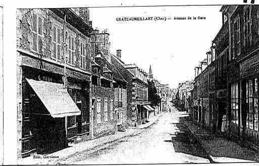 Ville de CHATEAUMEILLANT Carte postale ancienne