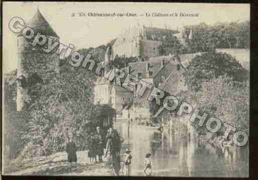 Ville de CHATEAUNEUFSURCHER Carte postale ancienne