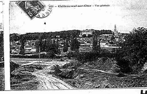 Ville de CHATEAUNEUFSURCHER Carte postale ancienne