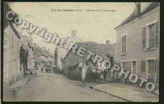 Ville de CHATELET(LE) Carte postale ancienne