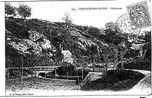 Ville de CHATELUSMALVALEIX Carte postale ancienne