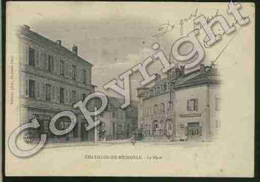 Ville de CHATILLONENMICHAILLE Carte postale ancienne