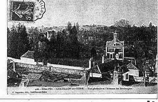 Ville de CHATILLONSURSEINE Carte postale ancienne