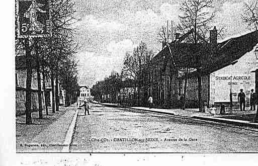 Ville de CHATILLONSURSEINE Carte postale ancienne