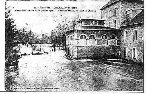 Ville de CHATILLONSURSEINE Carte postale ancienne