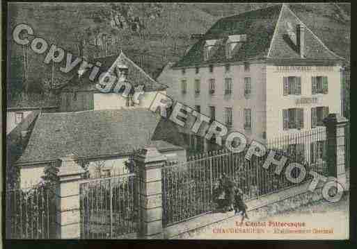 Ville de CHAUDESAIGUES Carte postale ancienne