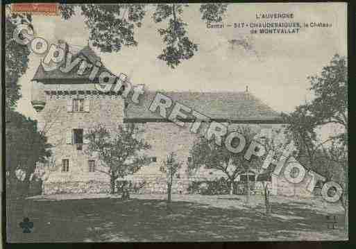 Ville de CHAUDESAIGUES Carte postale ancienne