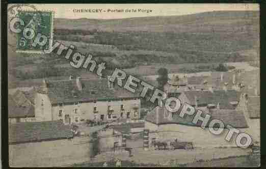 Ville de CHENECEYBUILLON Carte postale ancienne