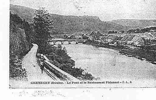 Ville de CHENECEYBUILLON Carte postale ancienne