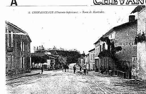 Ville de CHEVANCEAUX Carte postale ancienne