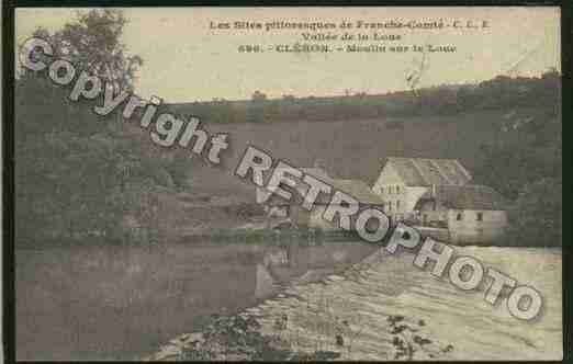 Ville de CLERON Carte postale ancienne