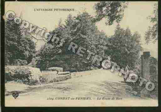 Ville de CONDAT Carte postale ancienne