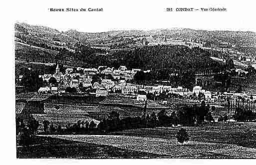 Ville de CONDAT Carte postale ancienne