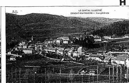 Ville de CONDAT Carte postale ancienne