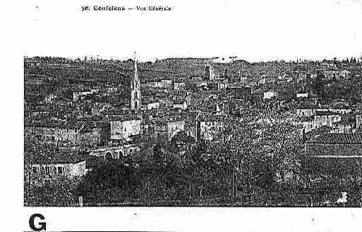 Ville de CONFOLENS Carte postale ancienne