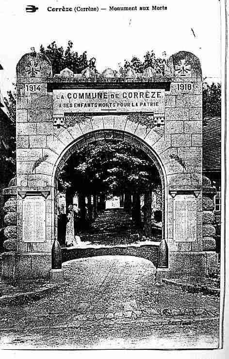 Ville de CORREZE Carte postale ancienne