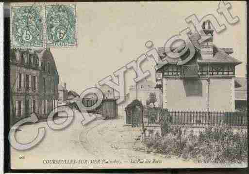 Ville de COURSEULLESSURMER Carte postale ancienne