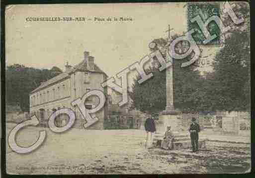 Ville de COURSEULLESSURMER Carte postale ancienne