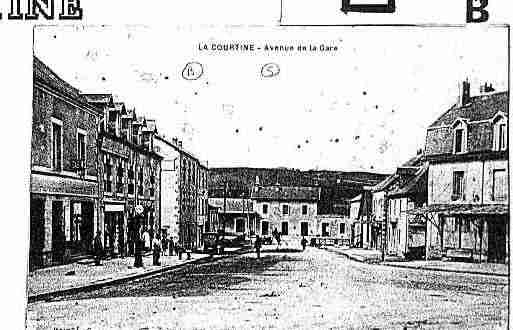 Ville de COURTINE(LA) Carte postale ancienne