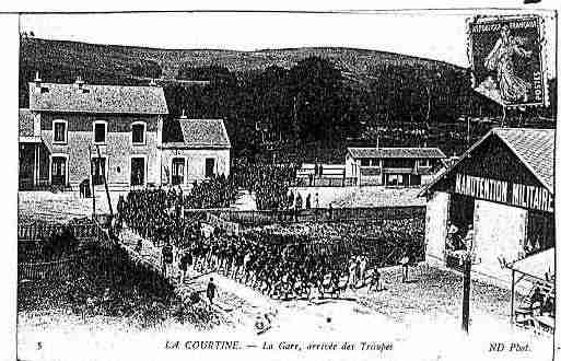 Ville de COURTINE(LA) Carte postale ancienne