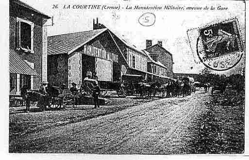 Ville de COURTINE(LA) Carte postale ancienne