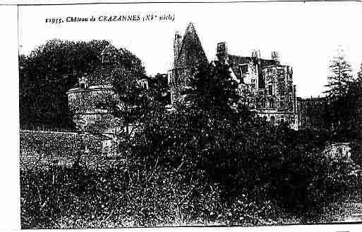 Ville de CRAZANNES Carte postale ancienne