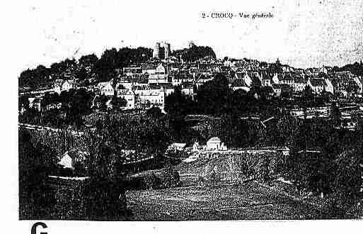 Ville de CROCQ Carte postale ancienne