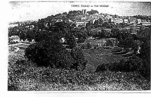 Ville de CROCQ Carte postale ancienne