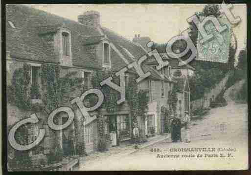 Ville de CROISSANVILLE Carte postale ancienne