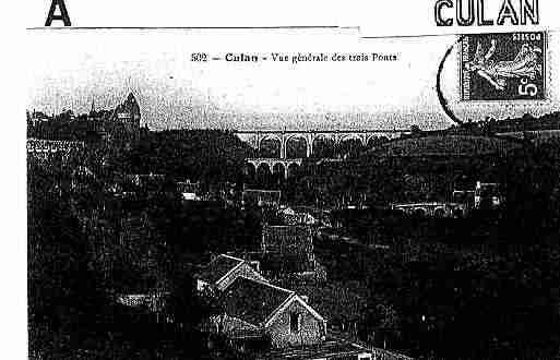 Ville de CULAN Carte postale ancienne