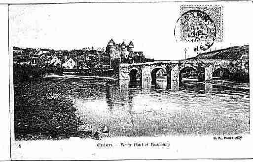 Ville de CULAN Carte postale ancienne