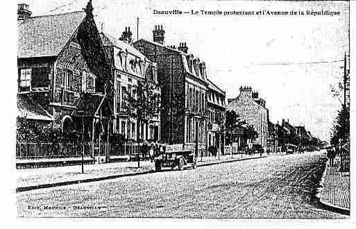 Ville de DEAUVILLE Carte postale ancienne