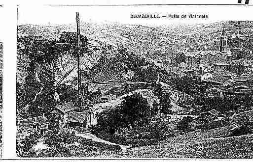 Ville de DECAZEVILLE Carte postale ancienne